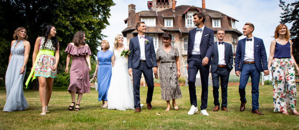 Anastasia et Julien, photo de mariage, couleur, photo de famille et amis, format paysage, moment de vie, anael jourdain photographe amateur lille dunkerque
